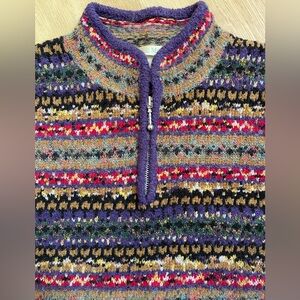 Multicolor Patterned Women's Sweater
